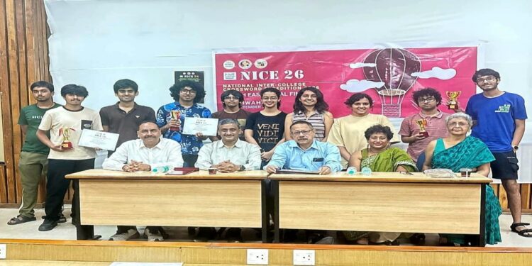 IIT Guwahati students receive top positions at the NICE-26 North East Zone Grand Finale