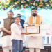 Bihar Chief Minister Samrat Choudhary honours meritorious students at a Patna ceremony