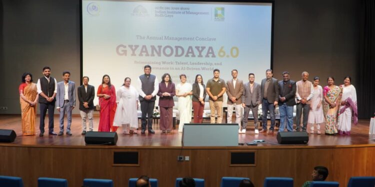 Gyanodaya 6.0 management conclave organised by IIM Bodh Gaya on AI-driven work, talent and leadership