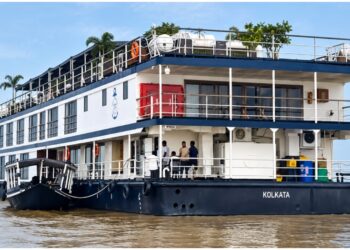 Rajmahal Ganga Cruise Stranded In Bhagalpur As Rising Water Levels Block Route To Varanasi