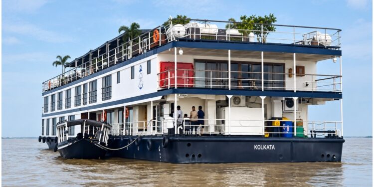 Rajmahal Ganga Cruise Stranded In Bhagalpur As Rising Water Levels Block Route To Varanasi