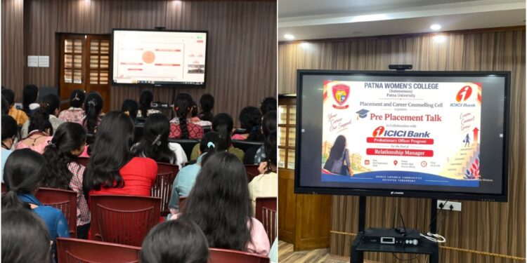 Patna Women’s College Holds ICICI Bank Pre-Placement Talk For UG Students