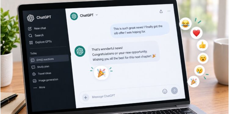 ChatGPT Introduces Reaction Feature, Allowing AI To Respond With Emoji