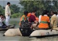 Tejashwi Yadav Continues Flood Inspection After SDRF Boat Deflates