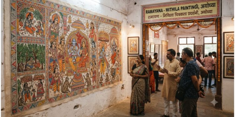 Mithila Paintings To Depict Ramayana At Ayodhya Exhibition