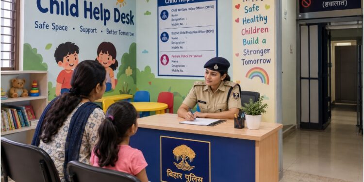 Safe Zones For Children To Be Set Up In Every Bihar Police Station From October 2
