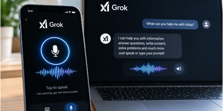 Grok Bot Adds Voice Assistant Feature For Real-Time Conversations