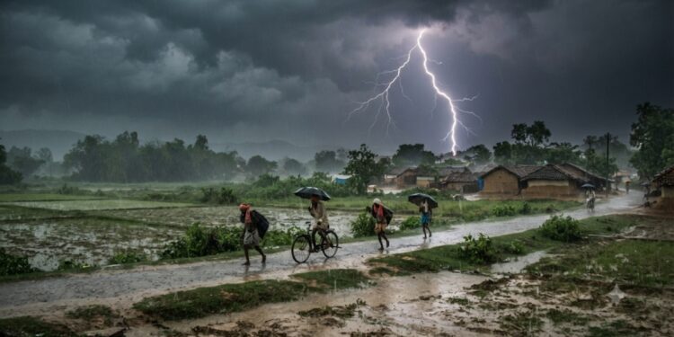 Bihar Weather Alert: Heavy Rain in 5 Districts on September 24, Lightning Warning Issued