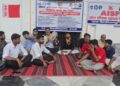 AISF students protest at Patna University and demand action on their key demands