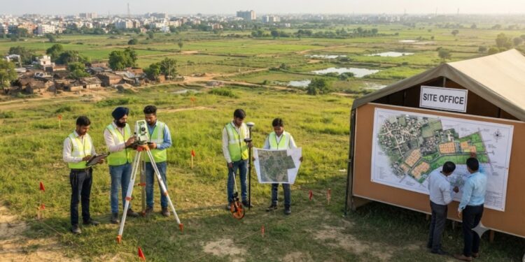 Bihar Greenfield Satellite Township Plan Moves Ahead: Land Survey Complete, Records to Be Matched Before Final Map