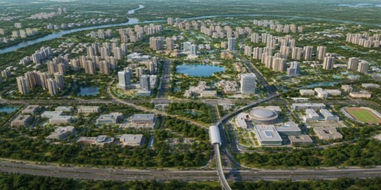 Representative image of Patliputra Greenfield Satellite Township planned as a new economic and commercial hub in Bihar
