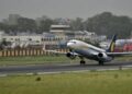 Patna Airport runway with proposed 300-metre expansion towards Patna Zoo