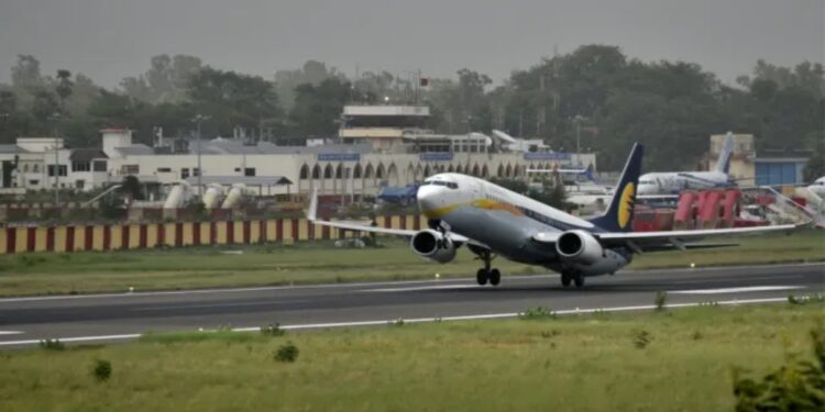 Patna Airport runway with proposed 300-metre expansion towards Patna Zoo