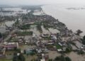 flooded area