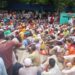 Tap-Water Maintenance Workers Block Road at JP Golambar, Heavy Police Deployment