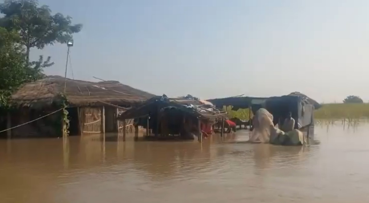west champaran flood situation