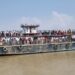 Ferry vessel operating on the Ganga between Bhagalpur and Naugachhia after Vikramshila Setu closure