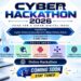 Bihar Police Cyber Hackathon 2026 poster inviting college students to participate and win cash prizes of up to Rs 1.5 lakh.