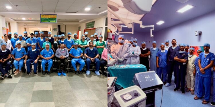 AIIMS Patna doctors involved in the hospital’s latest liver and kidney transplant procedures