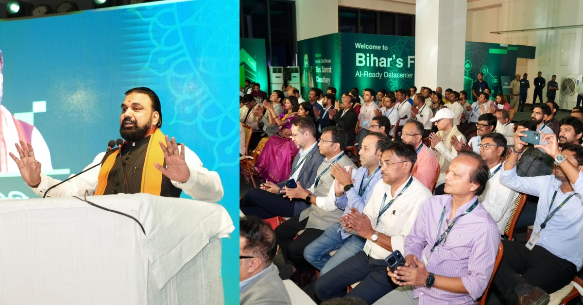 Bihar Chief Minister Samrat Choudhary inaugurates CtrlS’s 12 MW data centre in Patna’s Pataliputra Industrial Area, marking the launch of the state’s first data centre.