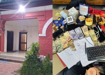 Bihar Special Vigilance Unit (SVU) conducting a raid in a disproportionate assets case involving Gopalganj ADM Rajeshwari Pandey.