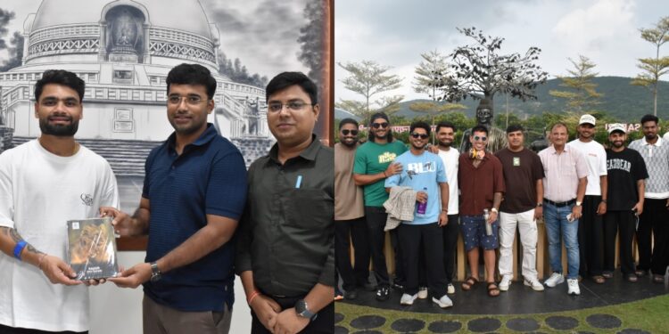 Indian cricketer Rinku Singh visits Rajgir Zoo Safari and Nature Safari in Bihar to explore wildlife and natural landscapes.