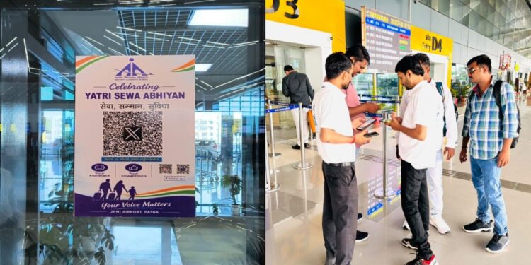 Airports Authority of India concludes Yatri Seva Abhiyan 2026 at Jayaprakash Narayan International Airport, Patna, highlighting improvements in passenger services and convenience.