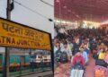 Representative image of a crowded railway station, illustrating East Central Railway’s preparations for Diwali and Chhath passenger rush in Bihar.