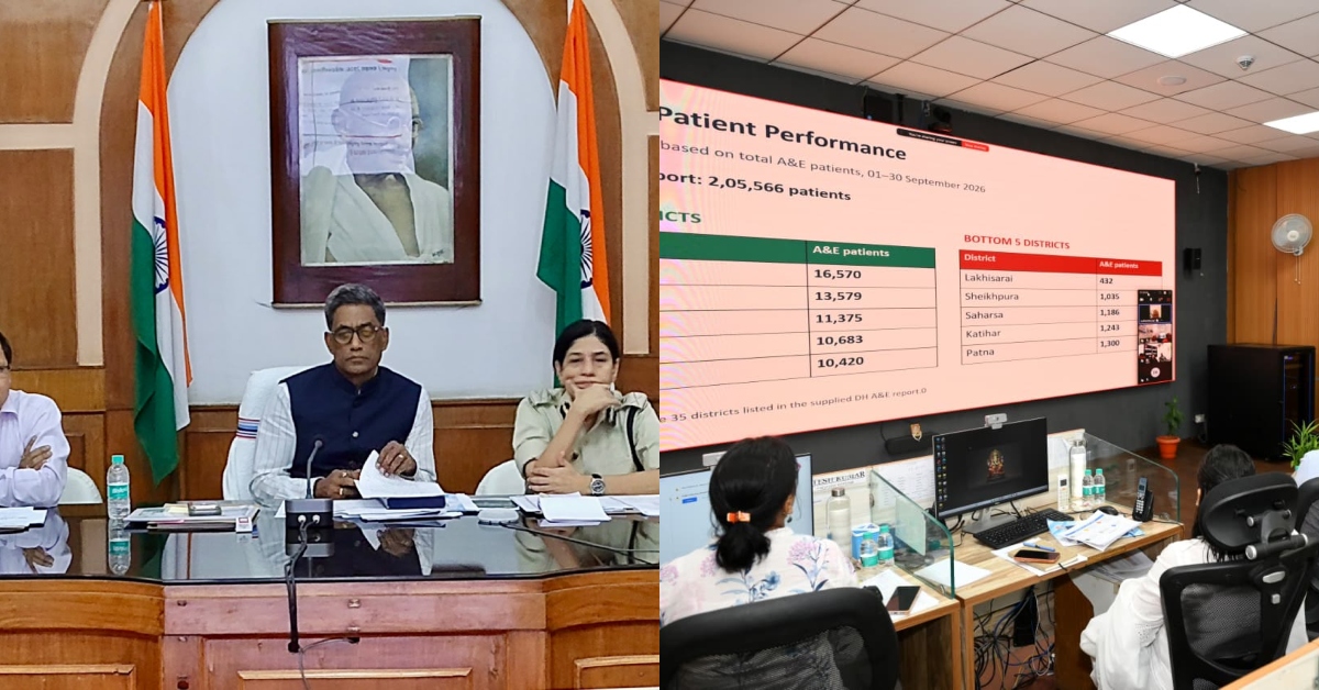 Bihar government officials reviewing Durga Puja security arrangements ahead of the 2026 festival