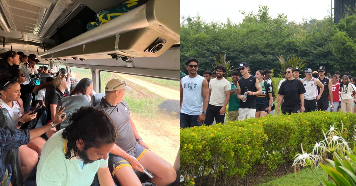 New Zealand And Indian Rugby Teams Visit Rajgir Zoo Safari In Bihar