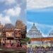 Jagannath Temple-inspired Durga Puja pandal at Etwarpur in Patna