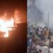 Patna Khemnichak Market Fire Destroys Over 50 Shops, Four Gas Cylinders Explode