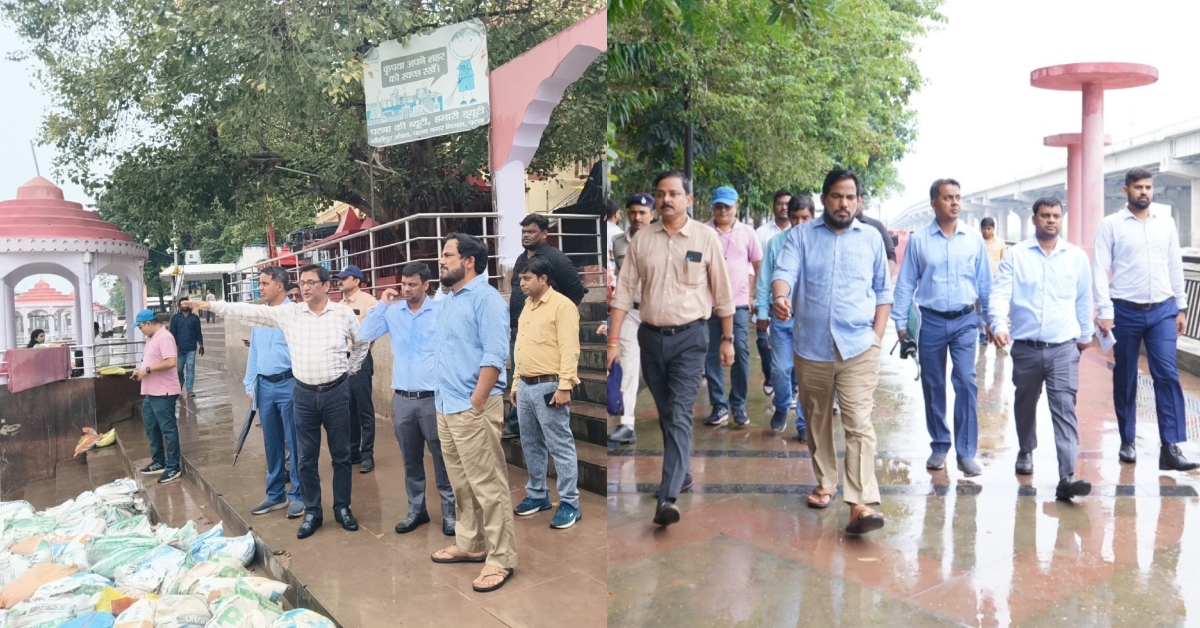 Patna Chhath Puja Preparations, PMC Inspects 18 Ganga Ghats And Orders Faster Repairs