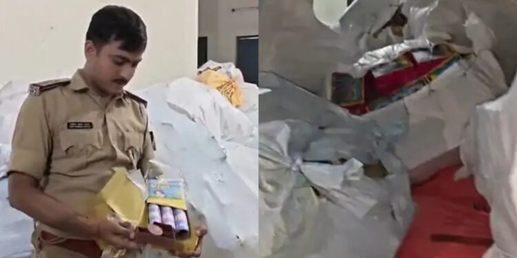 Patna Police Seize 70 Cartons Of Firecrackers Worth Rs 10 Lakh, Detain One