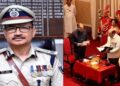 Former Bihar DGP Vinay Kumar takes oath as State Chief Information Commissioner at Raj Bhavan in Patna