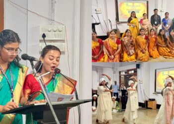 Patna Women’s College students participate in ‘Sur Nrityam: Ek Sangam’, a joint dance and music programme