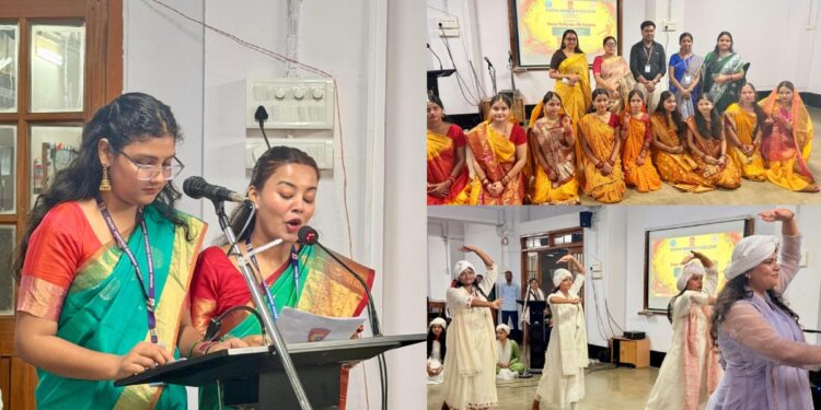 Patna Women’s College students participate in ‘Sur Nrityam: Ek Sangam’, a joint dance and music programme