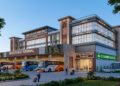 AI Generated Representative Image Of Proposed five-storey modern bus terminal with AC waiting rooms and commercial facilities in Bihar