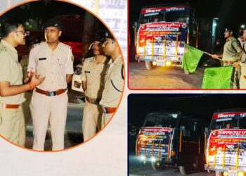Muzaffarpur police bus service