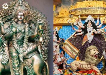 Navratri Day 8: Devotees Worship Goddess Mahagauri On Maha Ashtami; Kanya Pujan Rituals Take Centre Stage