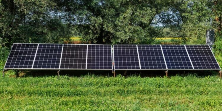 Rooftop solar panels in Bihar under a proposal to benefit consumers from excess electricity