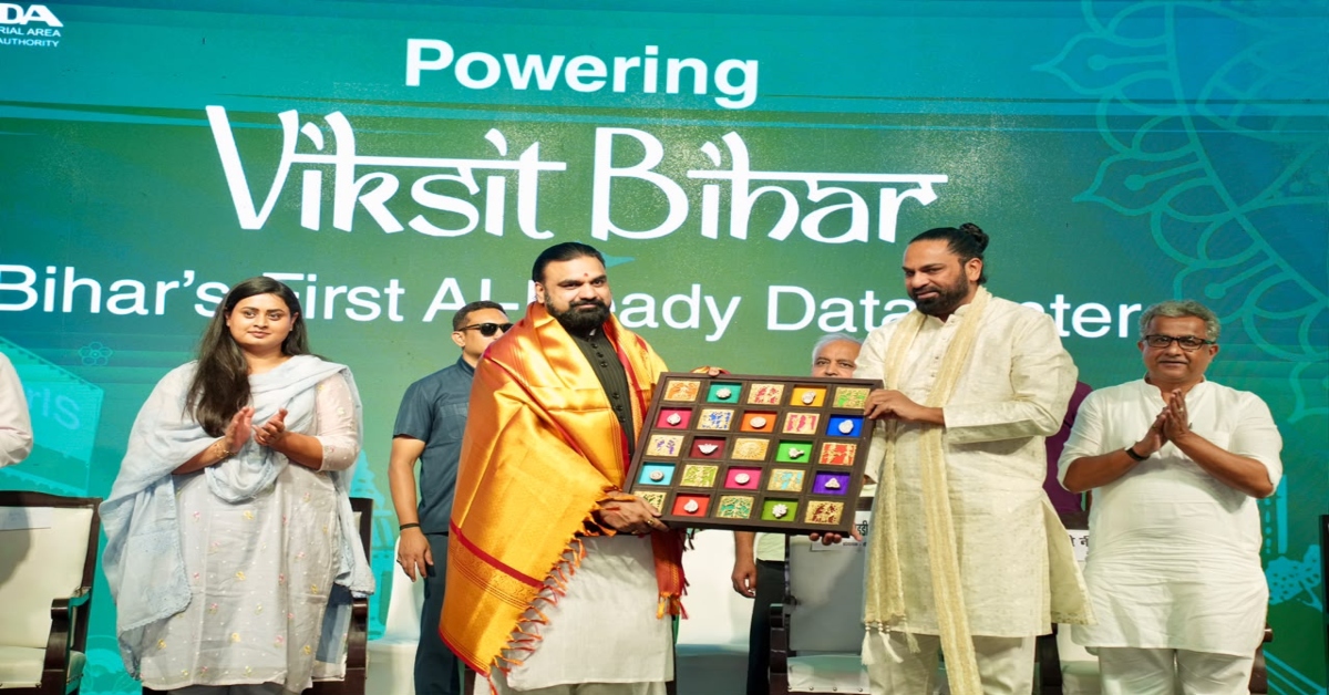 Bihar Chief Minister Samrat Choudhary inaugurates CtrlS’s 12 MW data centre in Patna’s Pataliputra Industrial Area, marking the launch of the state’s first data centre.