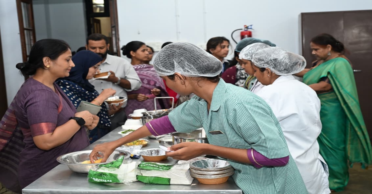 Patna Women’s College Home Science Students Prepare Papdi Chaat And Dahi Bada During Cafeteria Training