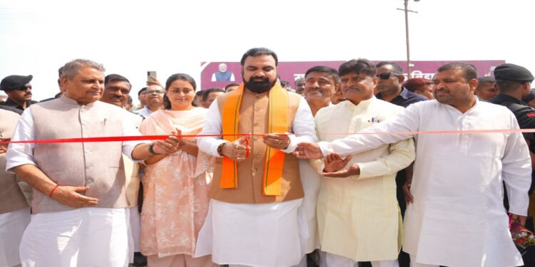 Bihar CM Samrat Choudhary inaugurates the mega leather and footwear cluster in Muzaffarpur.