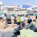 Traffic diversion near Rajendra Nagar Terminal overbridge in Patna due to Metro construction and road repairs