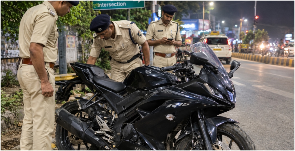 Stolen Yamaha R15 From Purnia Recovered During Patna Traffic Check