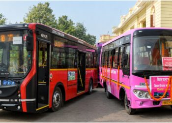 Patna Gets 27 New E-Buses, Including Eight Pink Buses For Women
