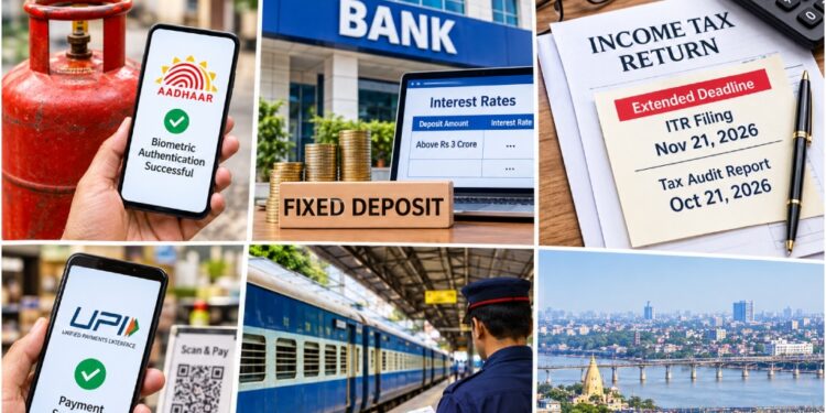 October 1 Rule Changes: LPG, Banking, Tax And Railway Rules To Know In Bihar