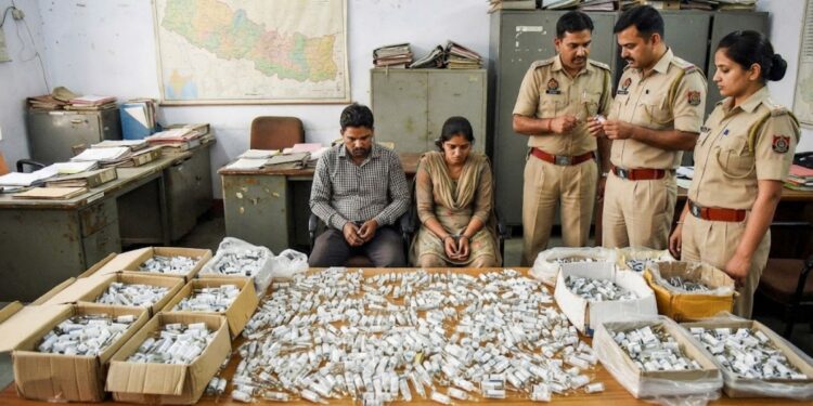 Raxaul Drug Bust: 28,085 Banned Narcotic Injections Seized, Two Arrested Including Woman
