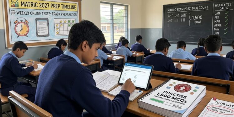 Bihar Board Matric Exam 2027: Students to Practise 1,500 MCQs, Weekly Online Tests to Track Preparation